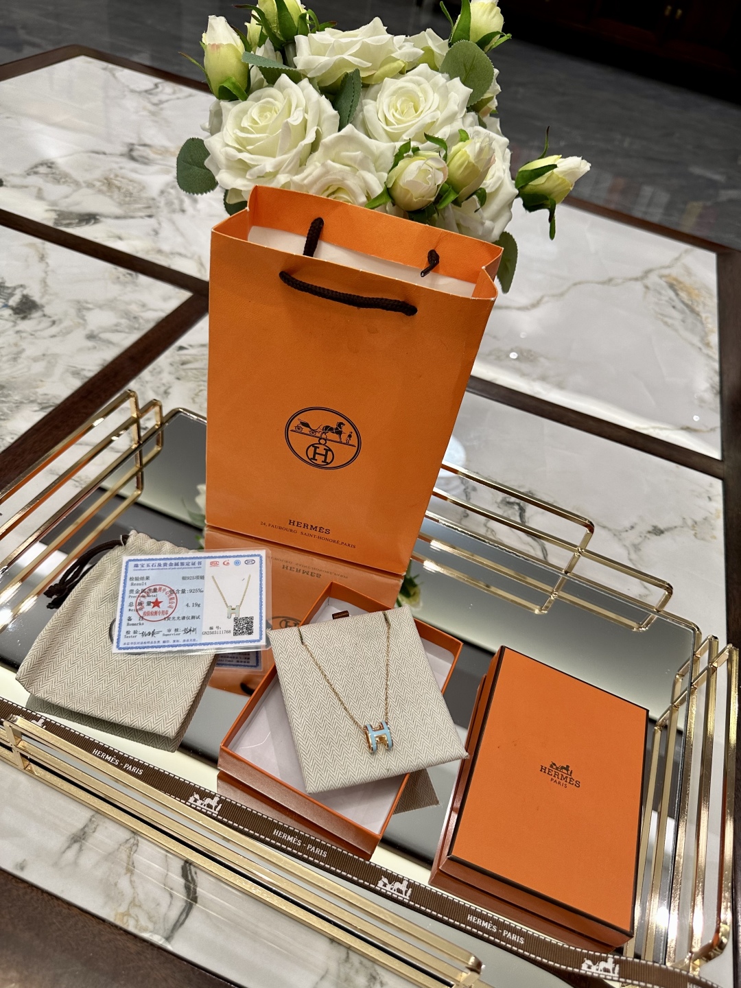 HERMES jewelry model 47